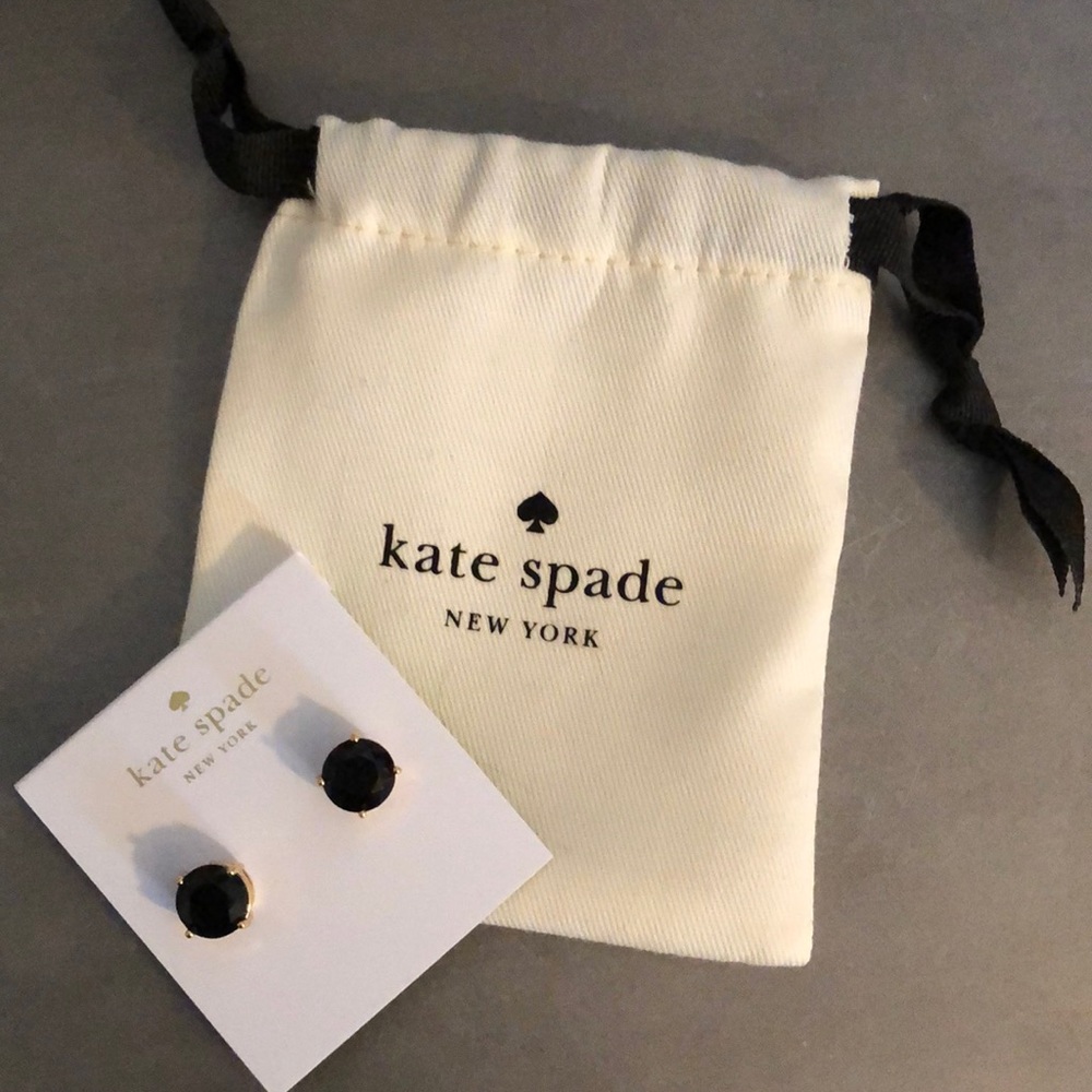 Kate Spade Black Stud Earrings